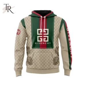 Gucci Givenchy Snake Red Green Beige Unisex Hoodie Outfit For Men Women Luxury Brand Clothing