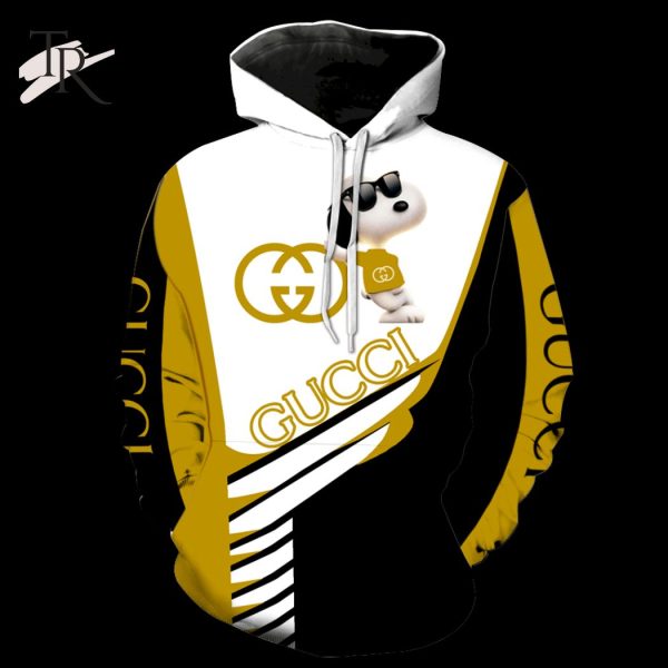 Gucci Snoopy Men And Women 3D Full Printing Hoodie Luxury Hoodie Outfit For Fall Outfit