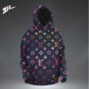 Louis Vuitton Supreme Black Hoodie Luxury Brand Clothing Clothes Outfits Gift For Men Women Luxury Hoodie Outfit For Fall Outfit