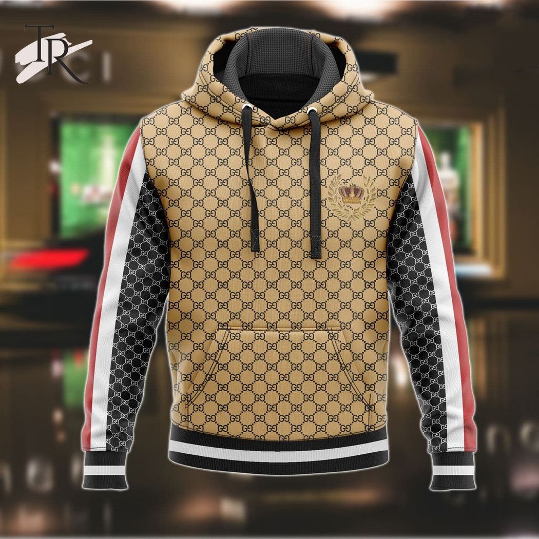 Louis Vuitton Brown White Unisex Hoodie For Men Women Luxury Brand Lv  Clothing Clothes Outfit Luxury Hoodie Outfit For Fall Outfit - Torunstyle