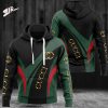 Gucci Dark Green Luxury Brand Premium Hoodie For Men Women Luxury Hoodie Outfit For Fall Outfit