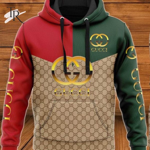 Gucci Hot Logo Unisex Hoodie Luxury Brand Outfit For Men Women Luxury Hoodie Outfit For Fall Outfit