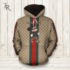 Gucci Logo Unisex Hoodie Luxury Brand Outfit For Men Women Luxury Hoodie Outfit For Fall Outfit