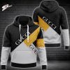 Gucci Beige Black Luxury Brand Premium Hoodie For Men Women Luxury Hoodie Outfit For Fall Outfit