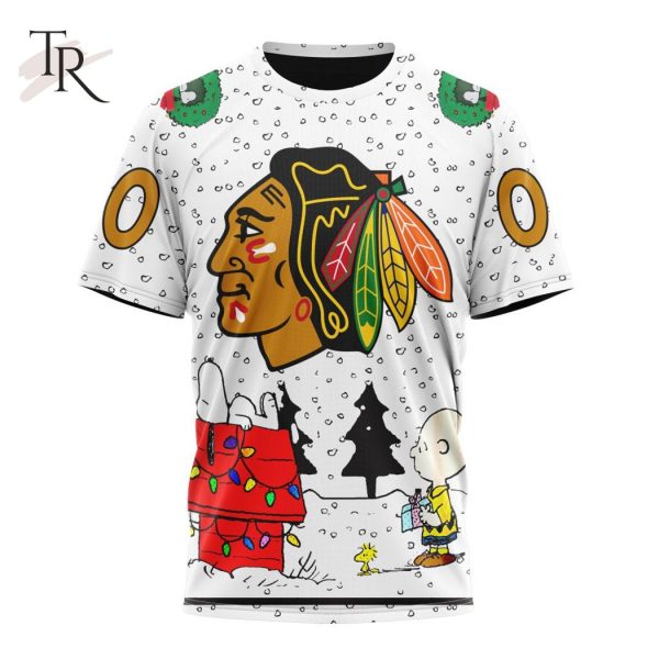 Personalized NHL Chicago Blackhawks Special Peanuts Design T-Shirt