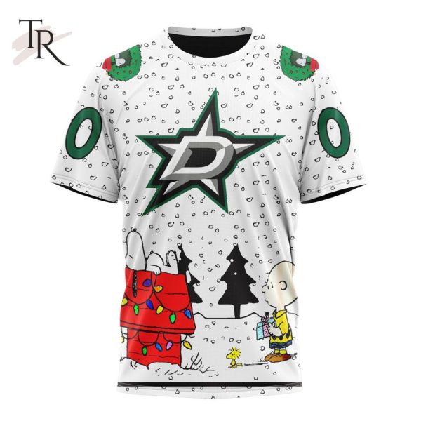 Personalized NHL Dallas Stars Special Peanuts Design T-Shirt