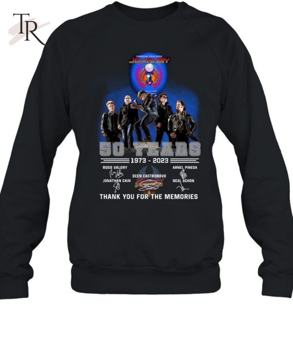 Journey 50 Years 1973 – 2023 Thank You For The Memories T-Shirt