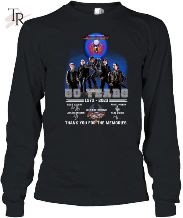 Journey 50 Years 1973 – 2023 Thank You For The Memories T-Shirt