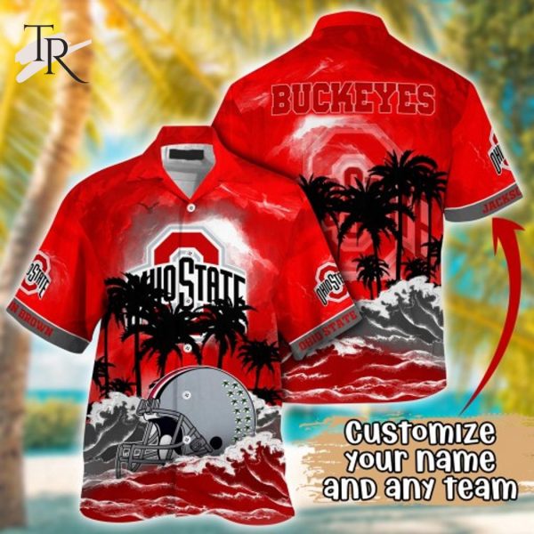 Ohio State Buckeyes NCAA Best Hawaiian Shirt Ever- Customize Any Team Any League