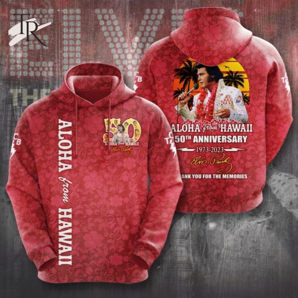 50th Anniversary Elvis Presley Thank You For The Memories 3D Apparels