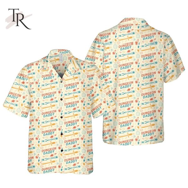 DnD Gift For Dad Dungeon Daddy Aloha Shirt