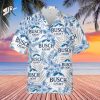 Funny Beer Party Busch Light Corn Aloha Button Shirt