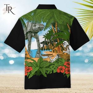 Topical Star Wars Scarif AT-ST Aloha Shirt