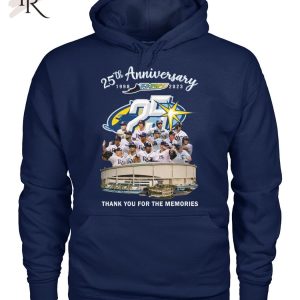 25th Anniversary 1998 – 2023 Rays Thank You For The Memories T-Shirt – Limited Edition
