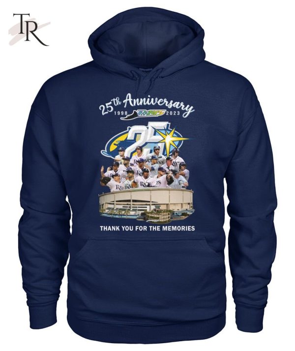 25th Anniversary 1998 – 2023 Rays Thank You For The Memories T-Shirt – Limited Edition