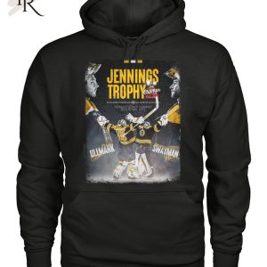 Jennings Trophy Champs Fewest Goals Against  In The NHL Linus Ullmark And Jeremy Swayman T-Shirt – Limited Edition