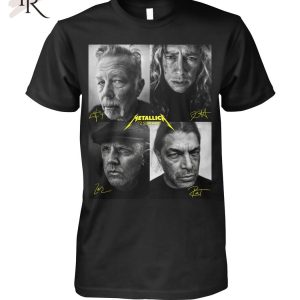 Metallica 72 Seasons Four Members Signature T-Shirt – Limited Edition