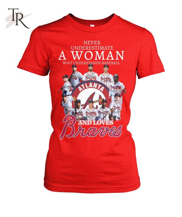 Atlanta Braves Bleached Tee: Baseball Fan Gear & Apparel for Women