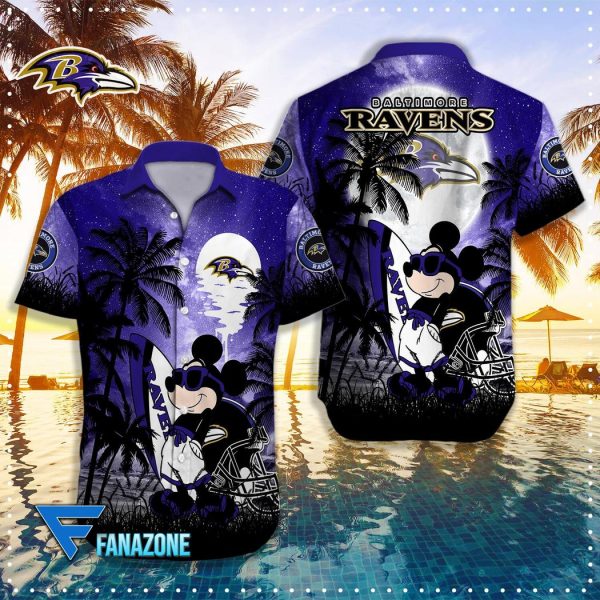 Mickey Mouse Nfl baltimore ravens logo 2023 shirt