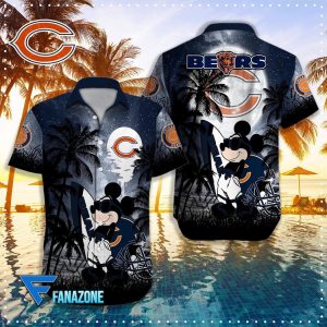 Chicago Bears NFL X Mickey Hawaiian Shirt