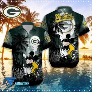 Green Bay Packers NFL X Mickey Hawaiian Shirt