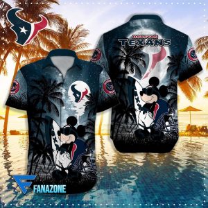 Houston Texans NFL X Mickey Hawaiian Shirt