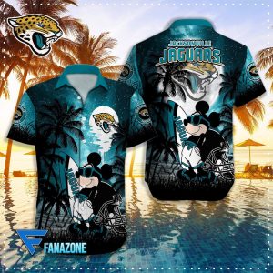 Jacksonville Jaguars NFL X Mickey Hawaiian Shirt