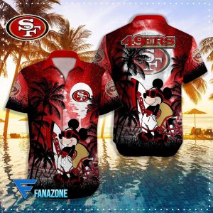 San Francisco 49ers NFL X Mickey Hawaiian Shirt