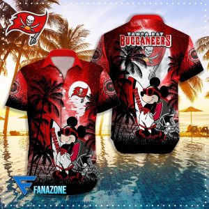 Tampa Bay Buccaneers NFL X Mickey Hawaiian Shirt