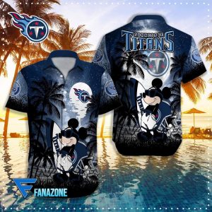 Tennessee Titans NFL X Mickey Hawaiian Shirt