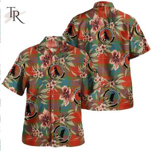 Abernethy Ancient Clan Tartan Crest Badge Aloha Hawaiian Shirt Tropical Old Style