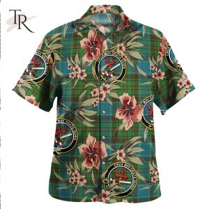 Adam Ancient Clan Tartan Crest Badge Aloha Hawaiian Shirt Tropical Old Style