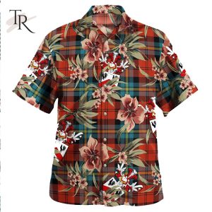 Aitken Ancient Clan Tartan Crest Badge Aloha Hawaiian Shirt Tropical Old Style