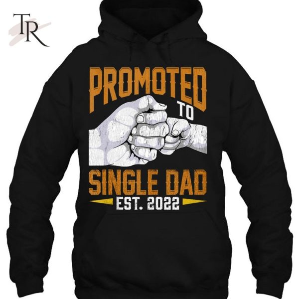 Mens Promoted To Single Dad Est 2022 Father’s Day New Single Dad Tank Top T-Shirt