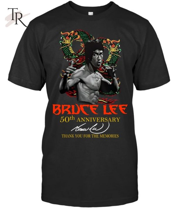 Bruce Lee 50th Anniversary Thank You For The Memories T-Shirt – Limited Edition