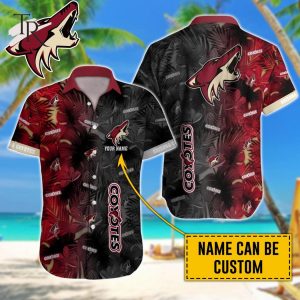 NHL Arizona Coyotes Special Aloha Design Button Shirt