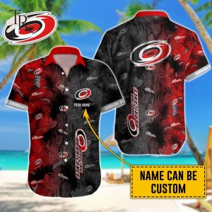 NHL Carolina Hurricanes Special Aloha Design Button Shirt