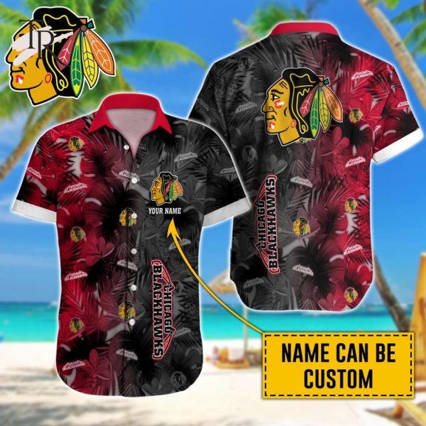 NHL Chicago Blackhawks Special Aloha Design Button Shirt