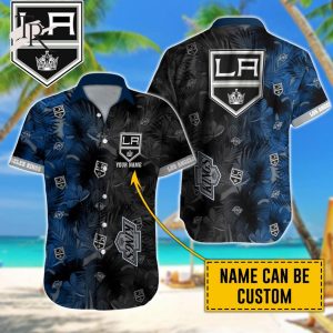 NHL Los Angeles Kings Special Aloha Design Button Shirt