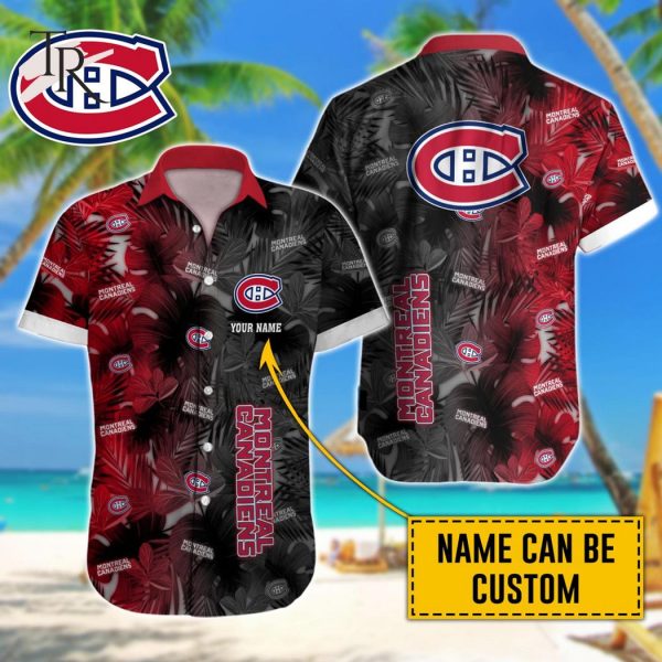 NHL Montreal Canadiens Special Aloha Design Button Shirt