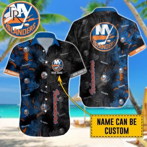 NHL New York Islanders Special Aloha Design Button Shirt