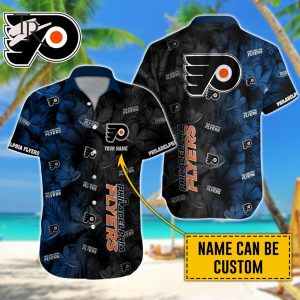 NHL Philadelphia Flyers Special Aloha Design Button Shirt