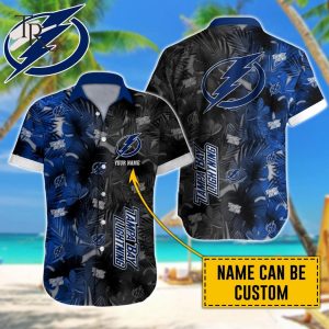 NHL Tampa Bay Lightning Special Aloha Design Button Shirt