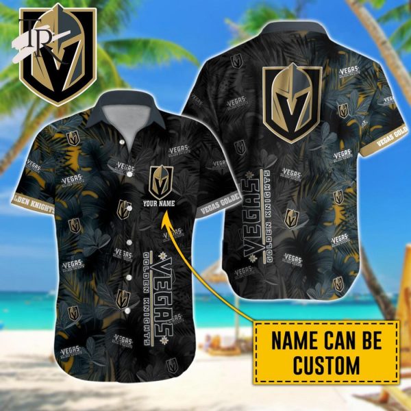 NHL Vegas Golden Knights Special Aloha Design Button Shirt