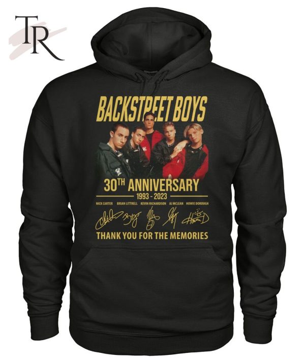 Backstreet Boys 30th Anniversary 1993 – 2023 Thank You For The Memories T-Shirt – Limited Edition