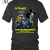 Vr 46 AGV Valentino Rossi 1996 – 2021 Thank You For The Memories T-Shirt – Limited Edition