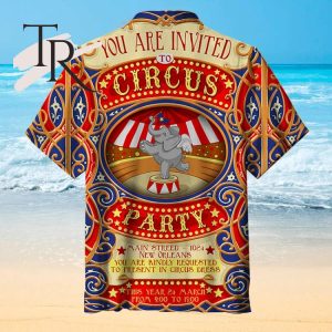 Circus Party with Elephants Universal Hawaiian Shirt