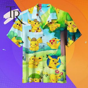 I Love Pikachu Unisex Hawaiian Shirt