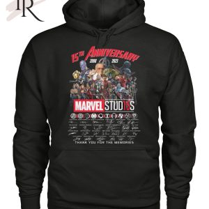 15th Anniversary 2008 – 2023 Marvel Stud15s Signature Thank You For The Memories T-Shirt – Limited Edition