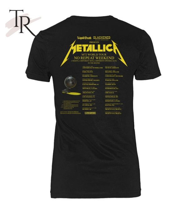 Metallica World Tour 2023 Signature Unisex T-Shirt – Limited Edition